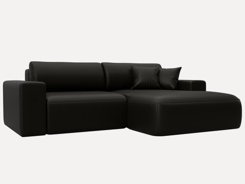 Изображение товара Диван угловой Лига-036 НПБ Классик правый угол, экокожа GRIFON 12 коричневый