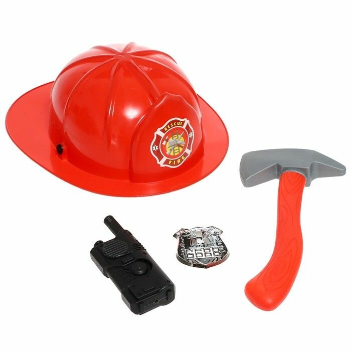 Набор аксессуаров пожарного КНР Герой (ZY181926)