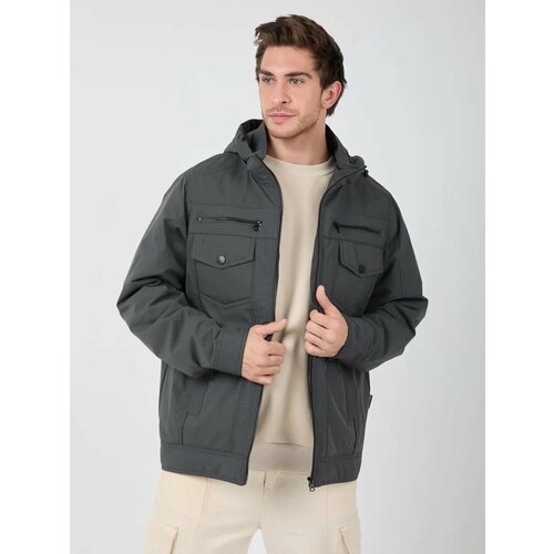 фото Ветровка kingso mens, размер 50, серый