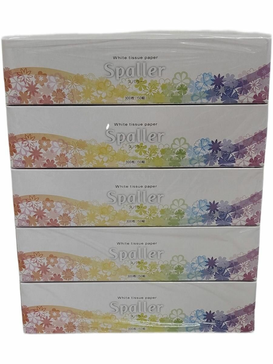 Ideshigyo Двухслойные бумажные салфетки "Spaller" (произведены на воде с горы Фудзи), 150 шт. х 5 пачек