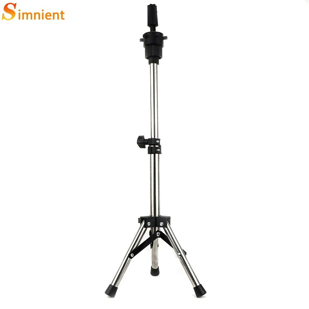 Манекен головы Simnient из натуральных волос, Mini silver Stand