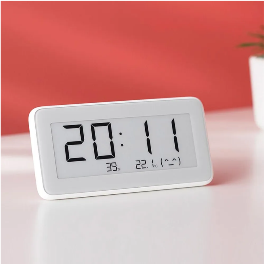 Метеостанция Xiaomi Mijia Temperature And Humidity Electronic Watch PRO (LYWSD02MMC), белая — фото 1