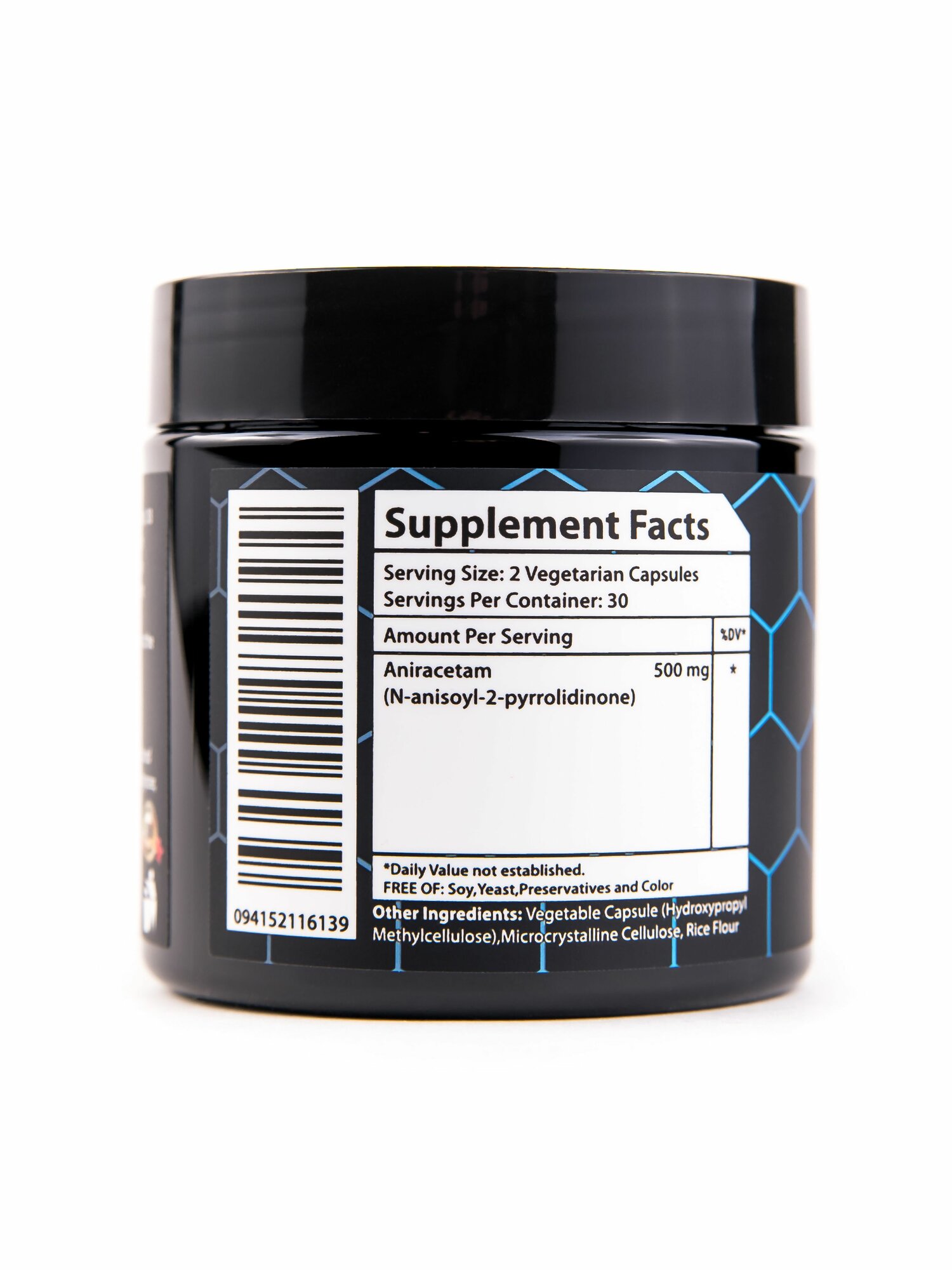 Изображение Ноотроп Element Labz Pure Aniracetam, 500мг, 60шт, для улучшения когнитивных функций