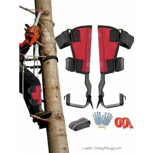 Снаряжение для лазания по деревьям с регулируемыми шипами и ремнями для арбористов, высотных и монтажных работ