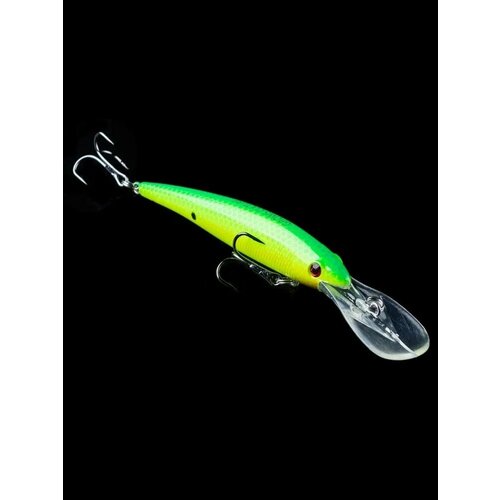 Воблер шумовой Bandits (Minnow) 12 см / 20 гр / заглубление до 8 метров / цвет 11 / для троллинга и спиннинговой ловли / на судака, щуку