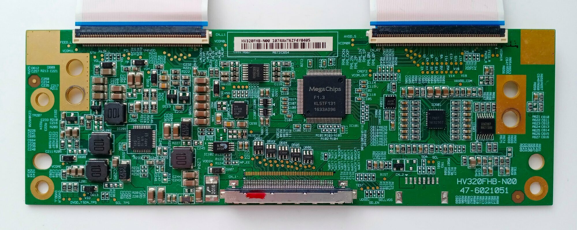 47-6021051 (HV320FHB-N00) плата tcon для телевизора - PHILIPS 32PFT4101/60 32PFT5501/60 и других моделей тв.