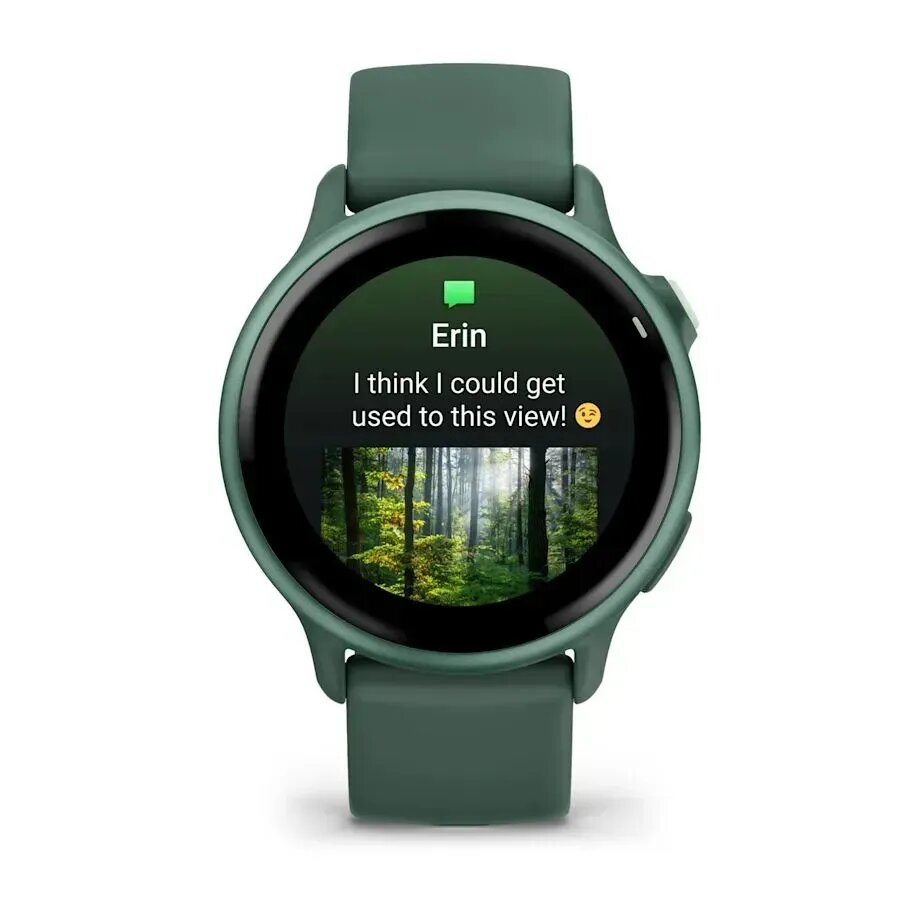 Смарт-часы Garmin Vivoactive 6, полимерный корпус, размер 42мм, зеленый цвет
