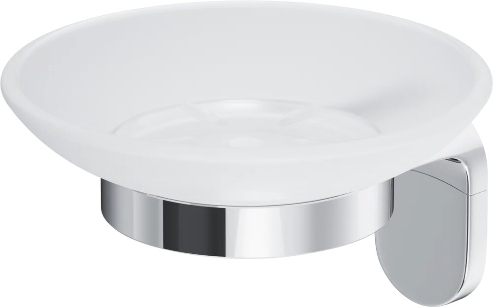 Мыльница AM.PM Joy A8434200 настенная стеклянная круглая хром