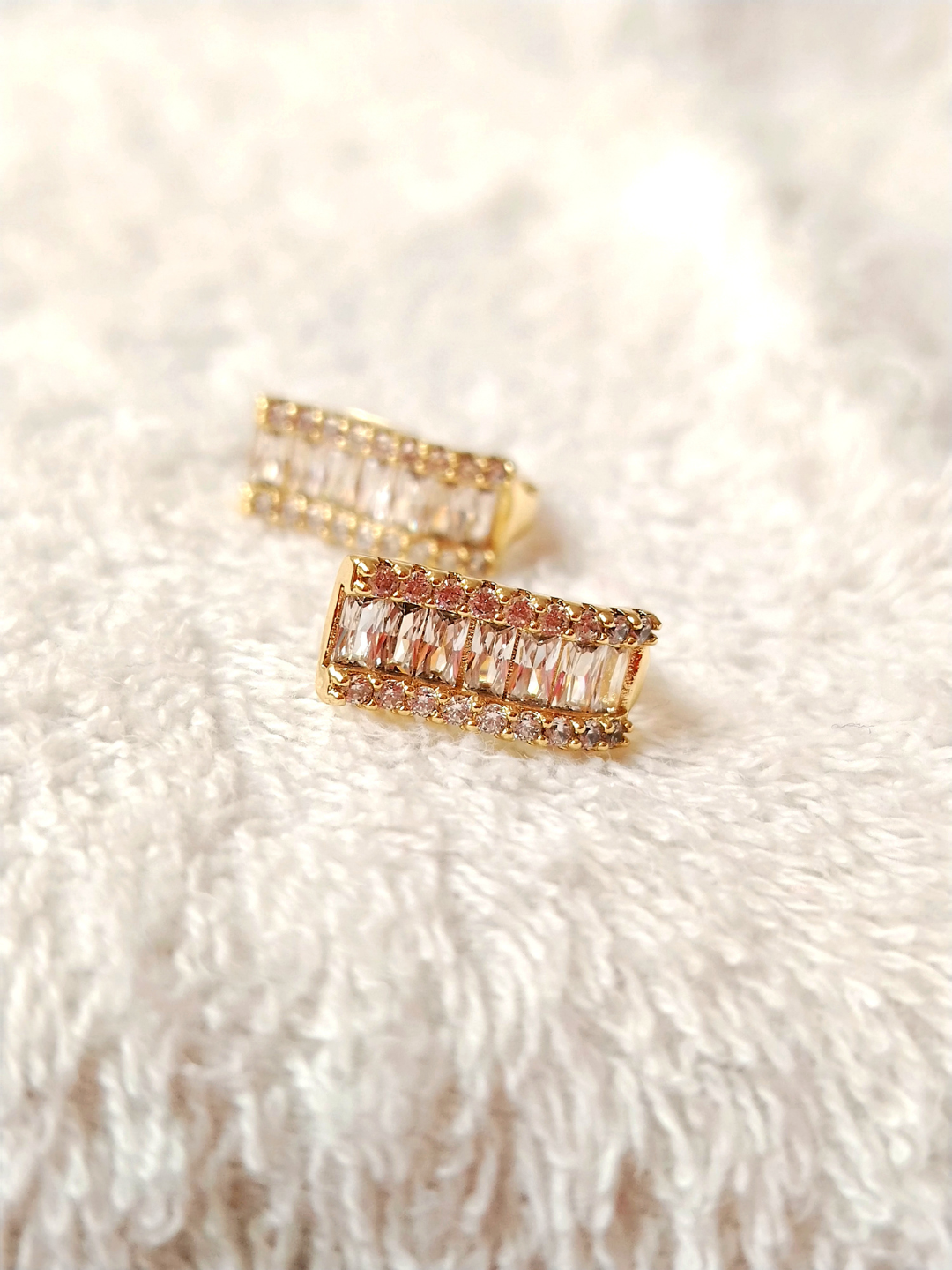 Серьги, бордовый — фото 1