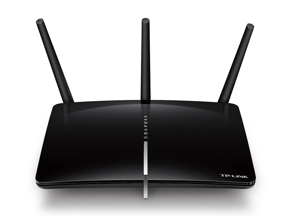 Модем-роутер TP-Link Archer D7, ADSL2+, Wi-Fi AC1750, 3 антенны, VPN Server
