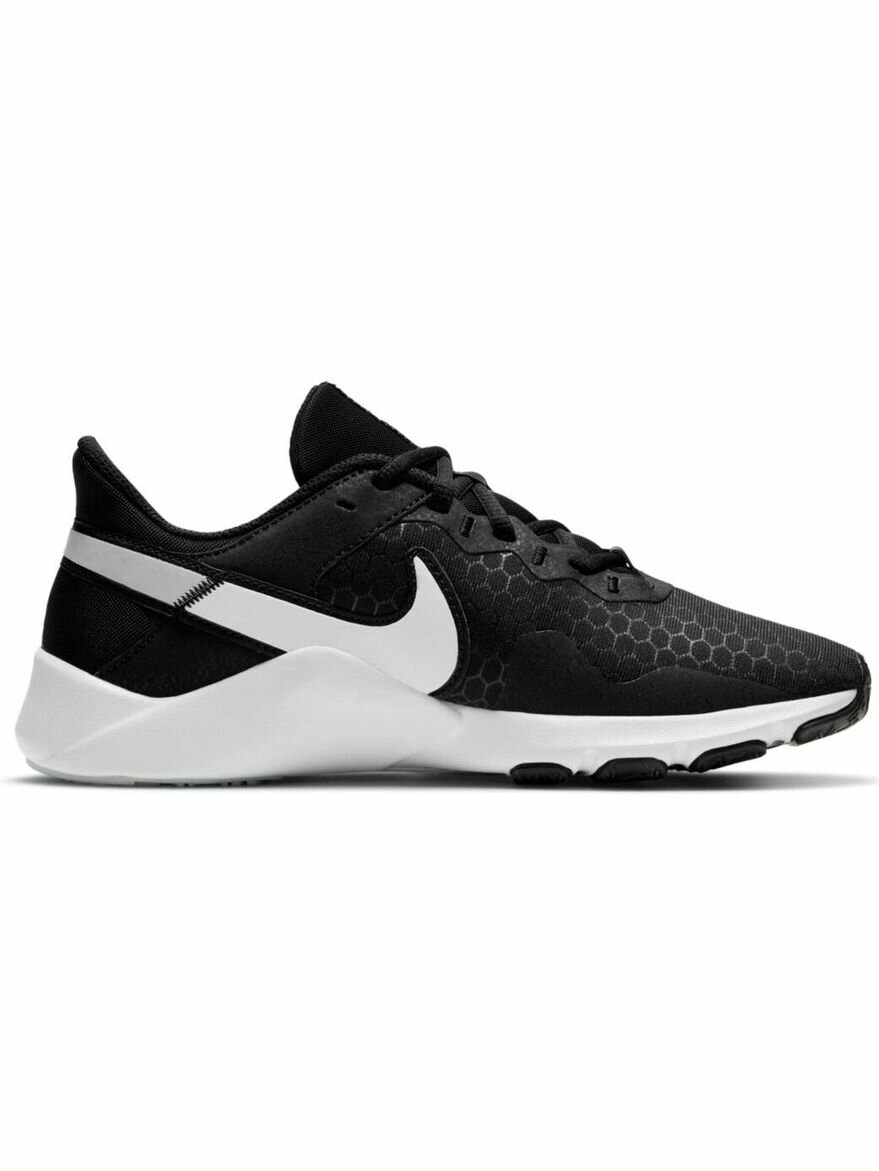 Кроссовки NIKE LEGEND ESSENTIAL 2 W, полнота F, размер 6,5 US, черный, белый — фото 1