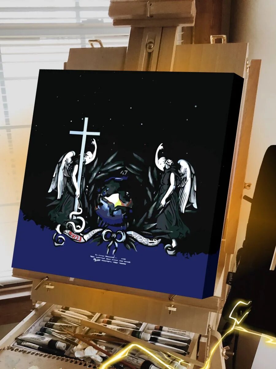 Джисус картина по номерам на холсте — фото 1