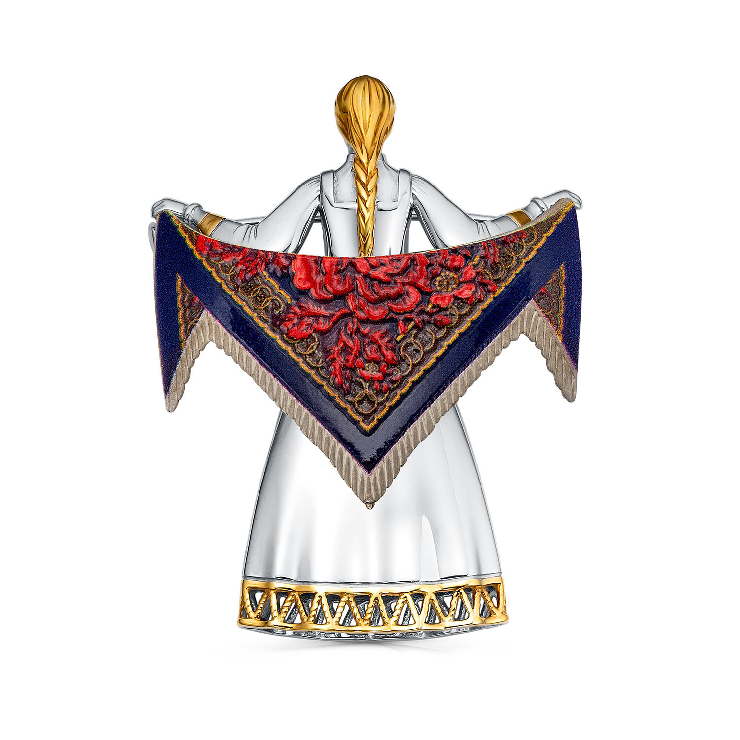 Брошь, серебро, 925 проба