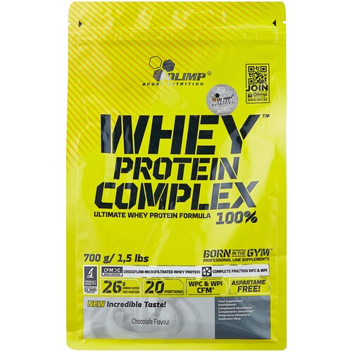 Протеин Olimp Sport Nutrition Whey Protein Complex 100%, 700 гр., шоколад протеин olimp 100% whey protein complex арахисовое масло 700 г