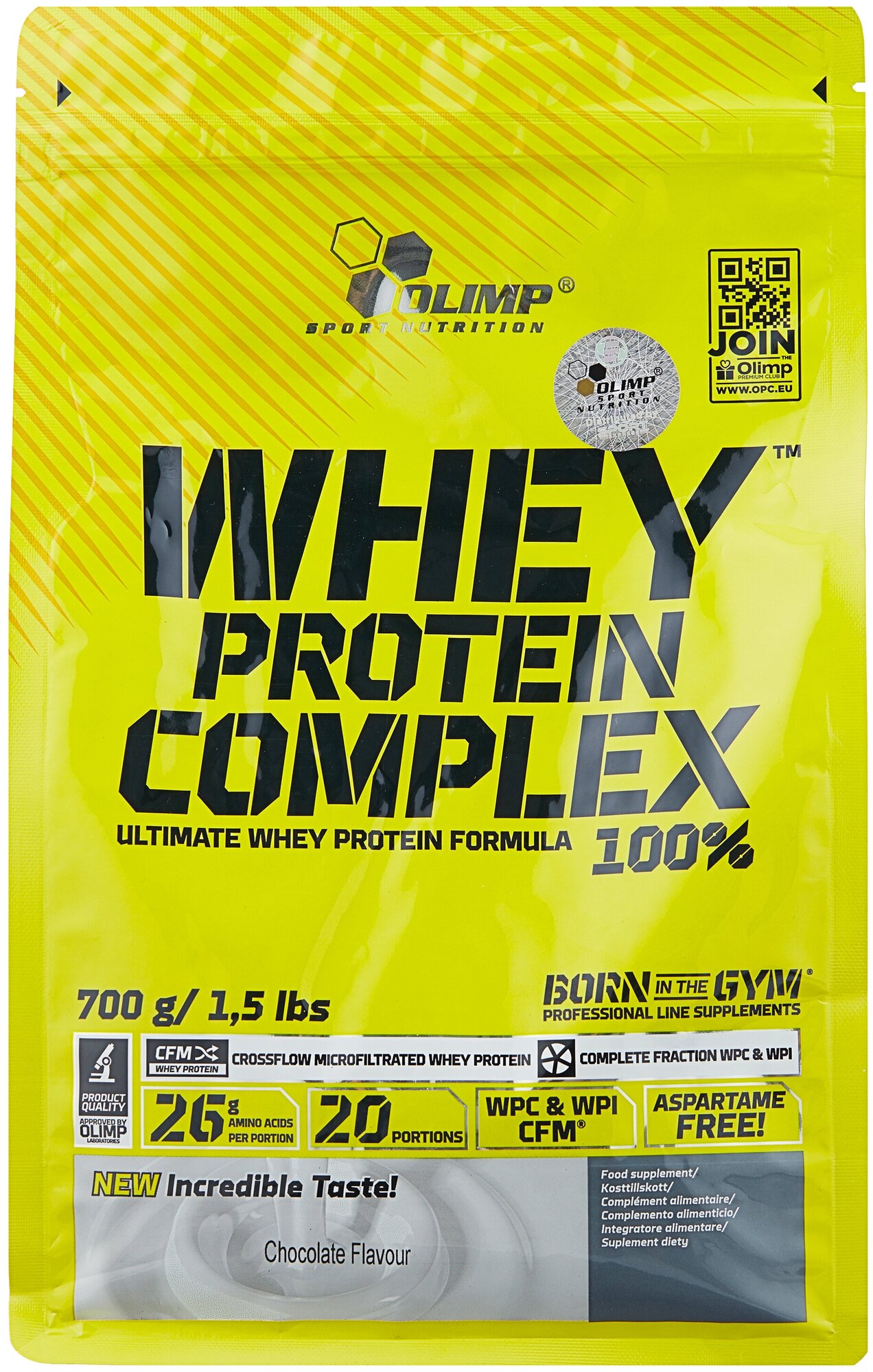 Протеин Olimp Sport Nutrition Whey Protein Complex 100%, 700 гр., шоколад