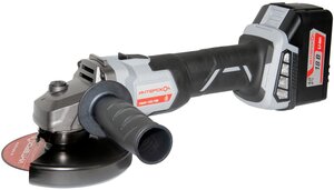 Аккумуляторная УШМ <b>Интерскол</b> УШМ-125/18В 4.0 Ач х1 кейс, 125 мм Аккумуляторная угловая шлифмашина ИН
