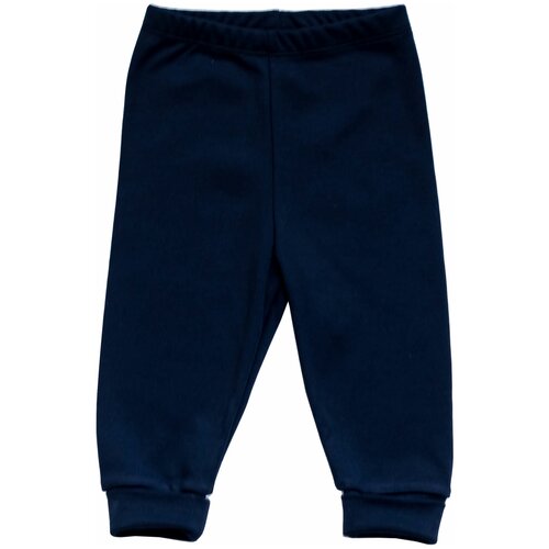 фото Брюки mokka с манжетом однотонные размер 62, темно-синий