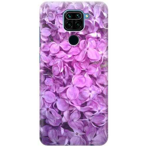 фото Силиконовый чехол на xiaomi redmi note 9 / сяоми редми ноут 9 с принтом "цветы серени" gosso