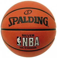 Баскетбольный мяч Spalding NBA Silver, р. 5 оранжевый