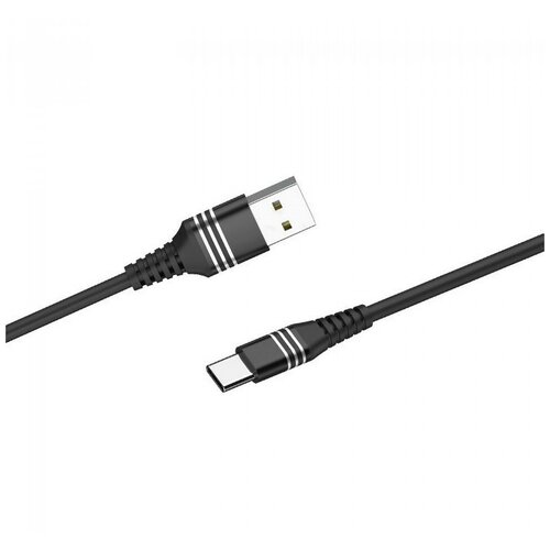 USB Кабель Type-C, HOCO, U46, черный кабель hoco x52 магнитный usb type c черный