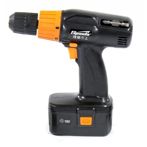 Аккумуляторная дрель - шуруповерт 18 В 0-550 обмин 1 аккум Sparta 94811 270100₽