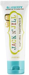 Зубная паста JACK`N`JILL Blueberry 6 м+, 50 г