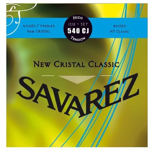 540CJ New Cristal Classic Комплект струн для классической гитары, сильное натяж, посеребр, Savarez струны для классической гитары savarez 540cj new cristal classic 29 43