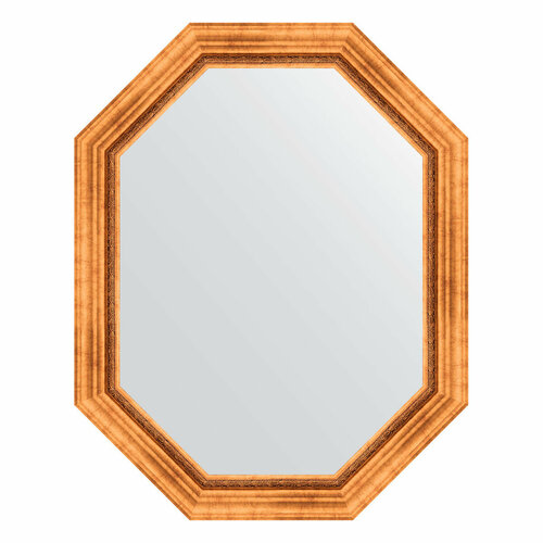 Зеркало Evoform Octagon BY 7164 76x96 в багетной раме, римское золото