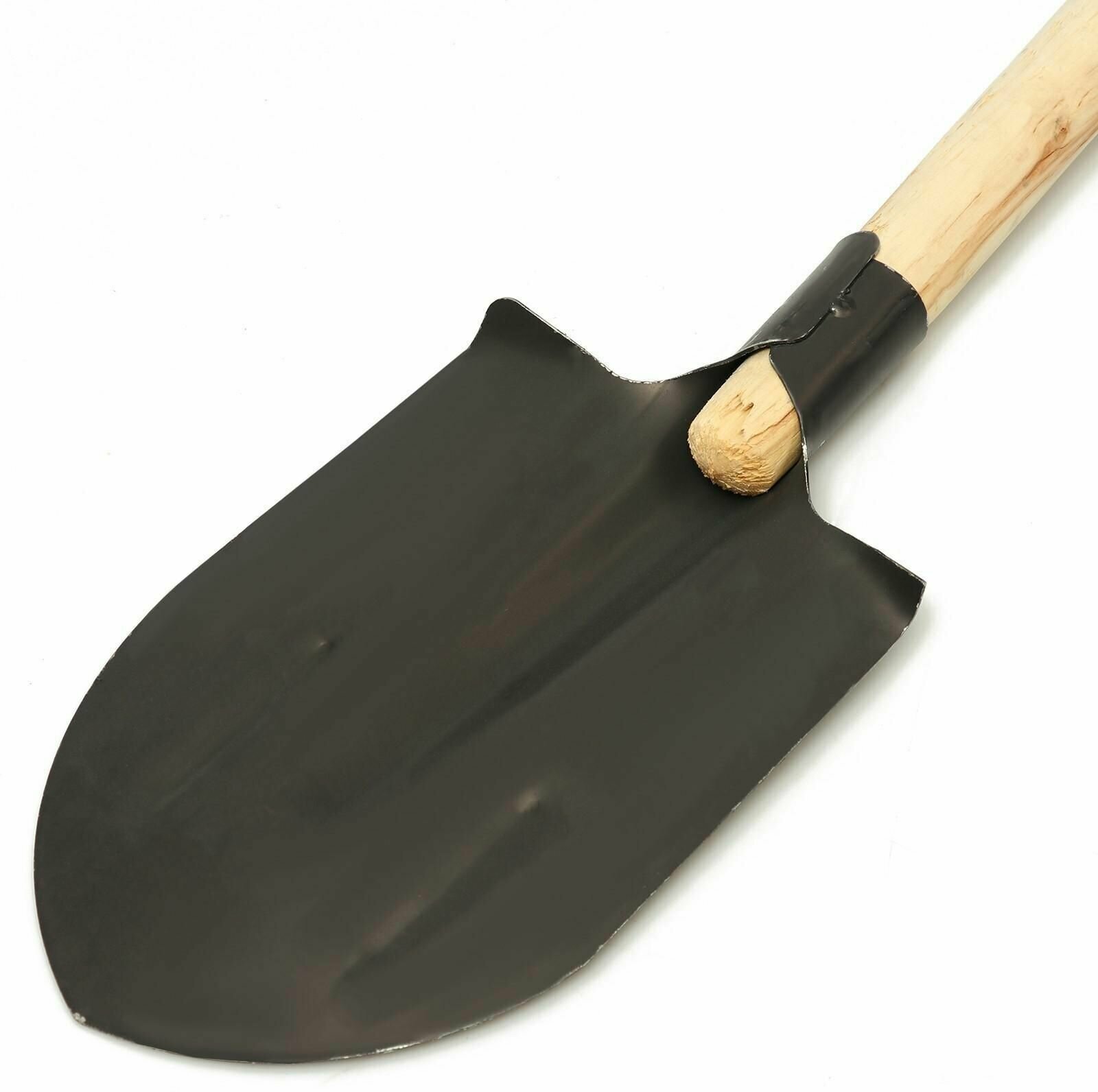 Лопата штыковая, прямоугольная, тулейка 40 мм, без черенка, цвет Микс - фотография № 3
