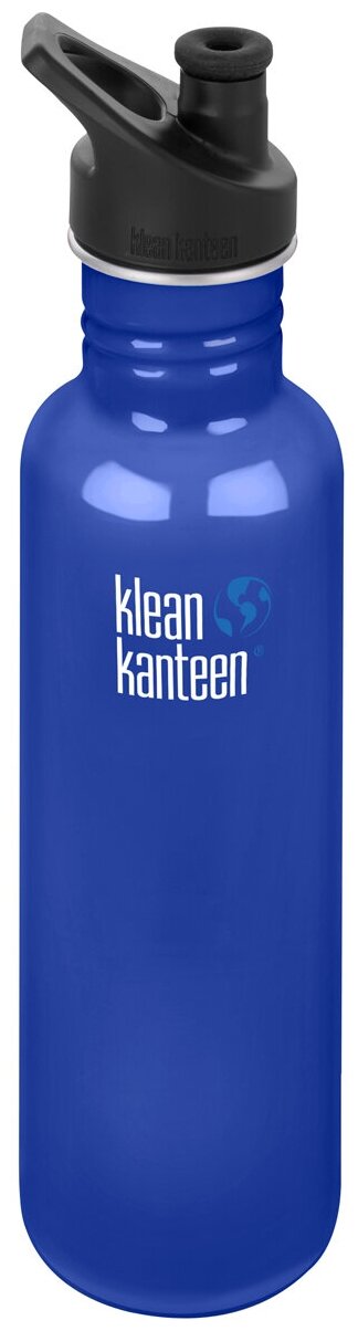 Бутылка Klean Kanteen Classic Sport 27oz (800мл) (Coastal Waters)