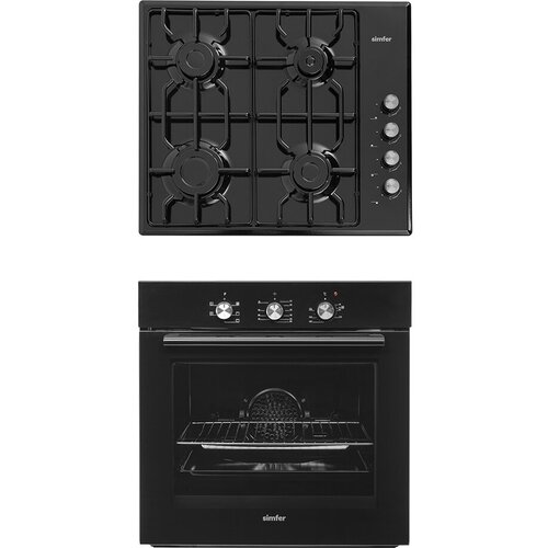 Комплект встраиваемой бытовой техники S65B471 газовая варочная панель и электрический духовой шкаф 3759000₽
