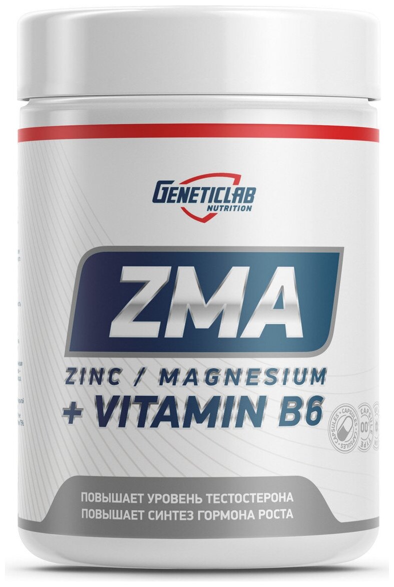 ZMA GeneticLab Nutrition, ZMA, 60 , , 60 