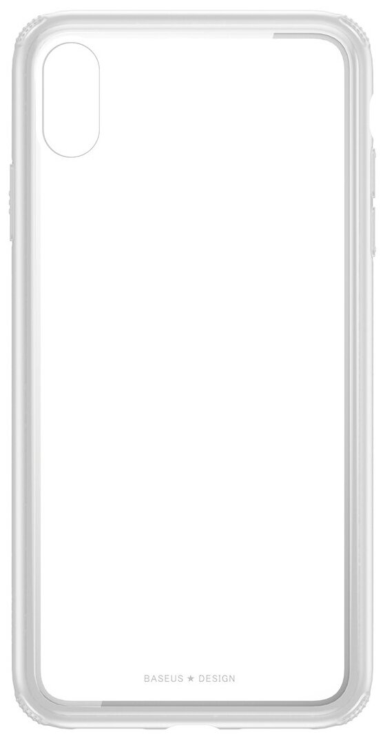 Чехол для iPhone XS Max Baseus See-through Glass White