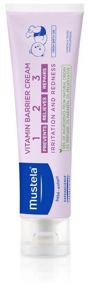 Mustela Крем под подгузник 1 2 3