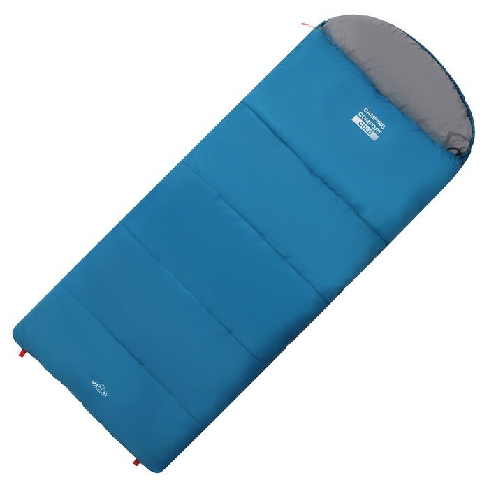 Maclay Спальный мешок maclay camping comfort cold, одеяло, 4 слоя, правый, 220х90 см, -10/+5°С