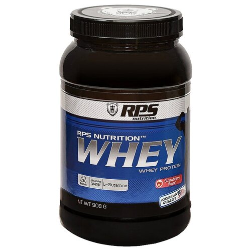 Протеин RPS Nutrition Whey Protein, 908 гр., клубника протеин rps nutrition egg protein 500 гр малина