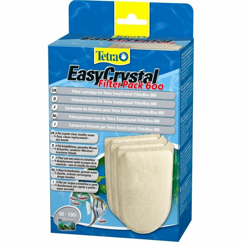 Картридж с углем Tetra EasyCrystal FilterPack C600 - фотография № 10