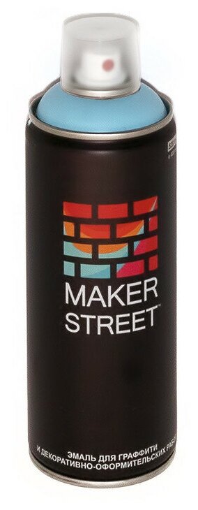 Эмаль для граффити и декоративно-оформительских работ "MAKERSTREET" MS400 400 мл 500 Голубой лед