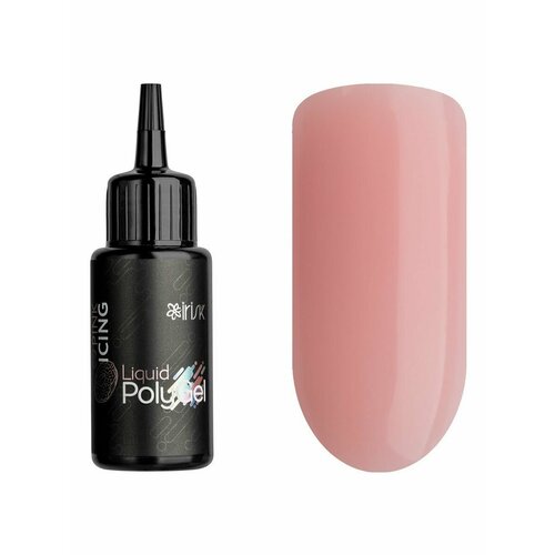 Жидкий полигель Liquid PolyGel, 50мл, (04 Pink Icing), IRISK professional, М130-99, 4680379267837 irisk жидкость для работы с polygel 50 мл