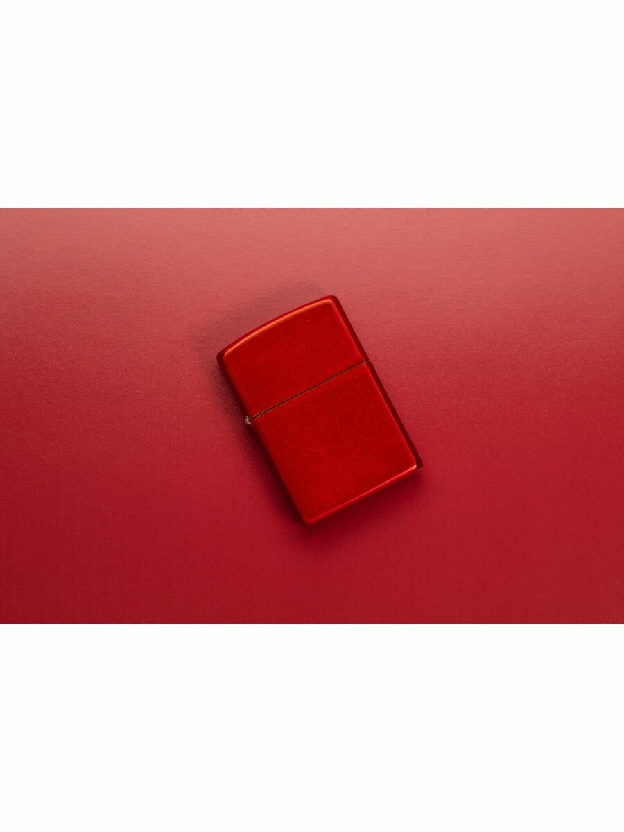 Зажигалка ZIPPO Classic Metallic Red 49475ZL - фотография № 12