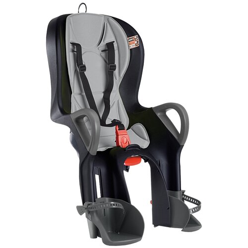 Заднее велокресло OkBaby 10+, черный/серый