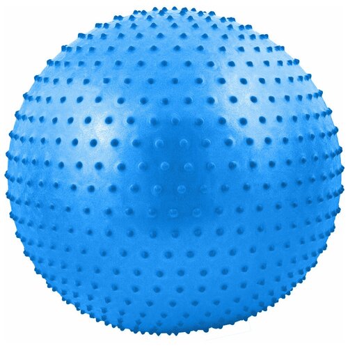 фото Мяч гимнастический anti-burst массажный 65 см (синий) fbm-65-5 hawk