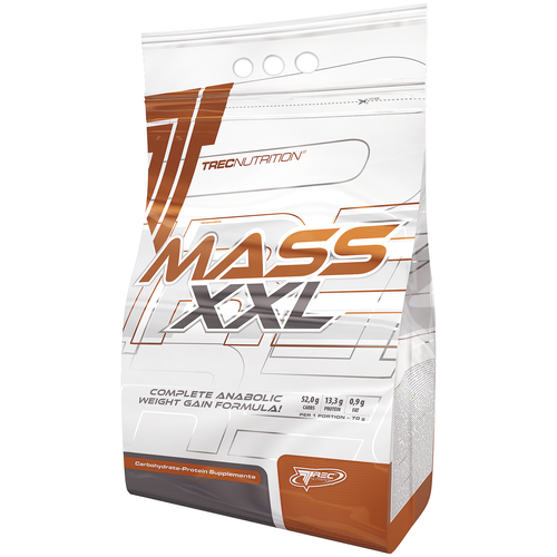 Гейнер Trec Nutrition Mass XXL, 3000 г, шоколад гейнер trec nutrition solid mass 3000 г клубника