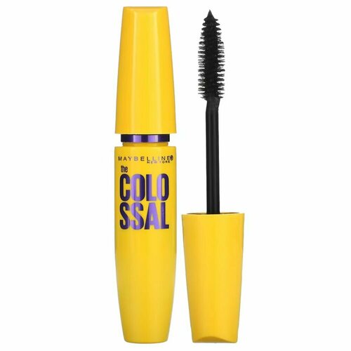 maybelline new york тушь для ресниц volum express the colossal mascara черный Maybelline New York Тушь для ресниц The Colossal Glam Black Mascara