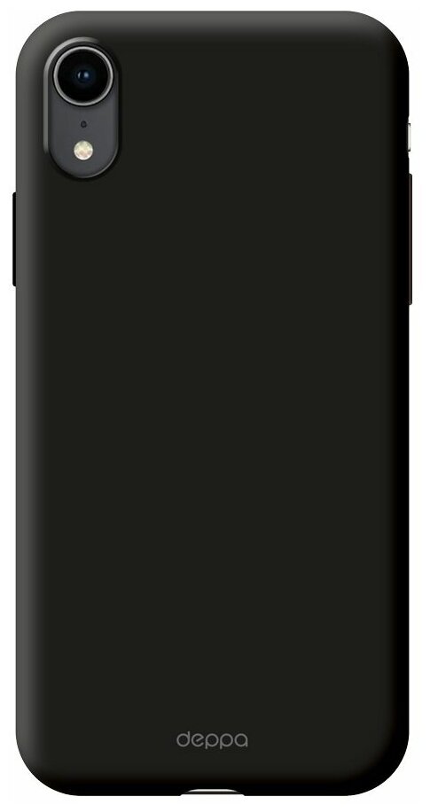 Чехол Gel Color Case для Apple iPhone XR, черный, Deppa, Deppa 85363