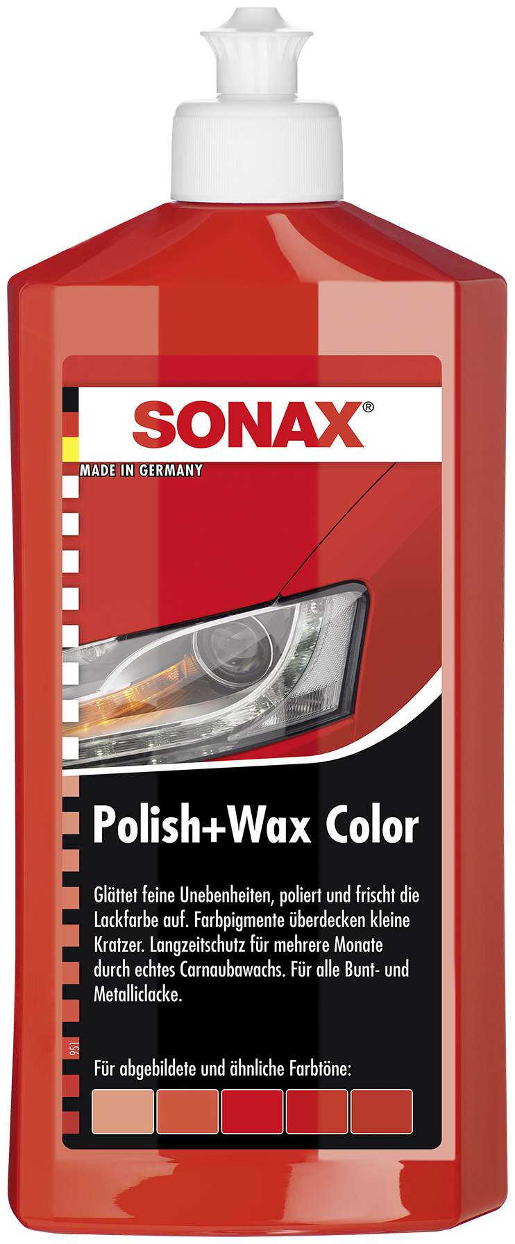 SONAX Полироль для кузова SONAX красная 500 мл 296400