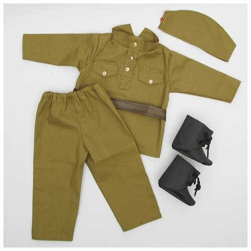 фото Костюм военного бока "солдатик", 9-12 месяцев, рост 85 см