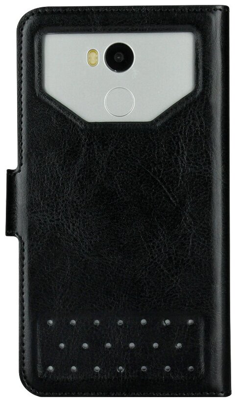 Универсальный чехол книжка G-Case Slim Premium для смартфонов 4,2 - 5,0", черный