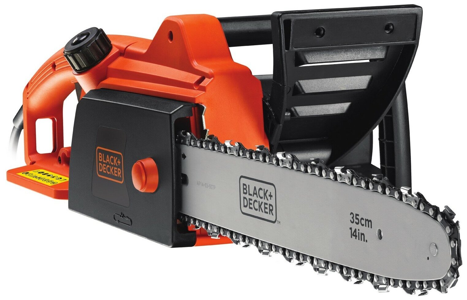 Пила цепная электрическая BLACK+DECKER CS1835-QS 1800 Вт, 35 см - фотография № 1