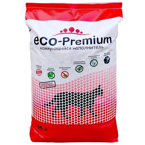 Комкующийся наполнитель ECO-Premium Blue, 5л, 1 шт.